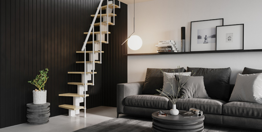 Space saving staircase